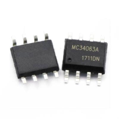 中国 MC34063API 0.8A SOP-8 DC DC電源チップ バックブースト変換器 SMD IC電圧調節器 MC34063 販売のため