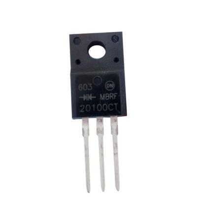 China Low input-output resistance mismatch Flyback diode MBRF20100CT Onsemi TO 220F Feedback resistor for sale