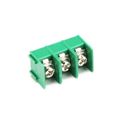 China MG/KF7.62-2P 3P 4P MG 762-2 3 4 Pin Can be spliced Screw Terminal Block Connector Green 7.62mm Pitch for sale