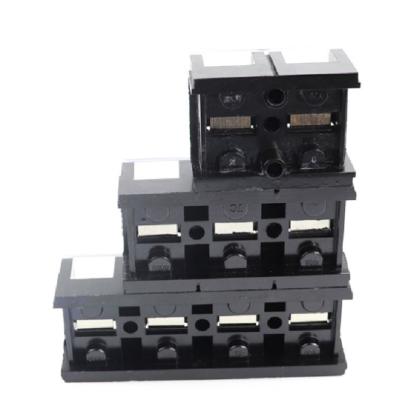 China Wiring board TC-602 TC-603 TC-604 Fixed Terminal Double Row Screw Terminal Block Connector Cable Header 60A for sale