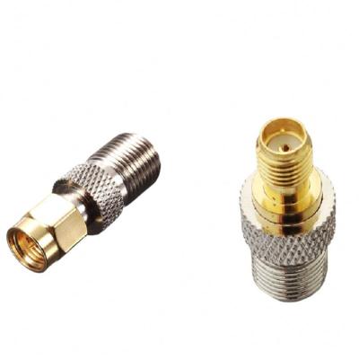 China F Type Female Jack to Male Plug Connector Straight RF Coaxial Adapter F connector to Convertor for sale