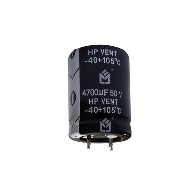China Hot Sale Aluminium 350v 1500uf Screw Mount Electrolytic Capacitor For Rectifier 4700uF 50V for sale