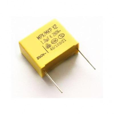 Chine X2 Condensateur Mpx/mkp Condensateur à film 280V 105 275V 105 1UF Pin Pitch 22mm à vendre