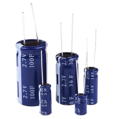China super capacitor 2.7V 3.3F 5F 10F 20F 50F 100F  Electric Double Layer  5F 2.7V for Intelligent Watch for sale