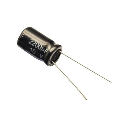 China original 10V/2200UF 10*17mm 16V/3300UF 13*21mm Aluminum electrolytic capacitor for sale
