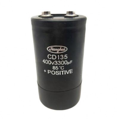 China High quality big Capacitor Electrolytic Capacitor 3300uF 400V CD135 large capacitor for sale