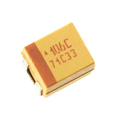China Hot selling TAJB106K016RNJ 3528 10UF 16V 10% 106C 1210 SMD Tantalum Capacitors Size B original new chip for sale