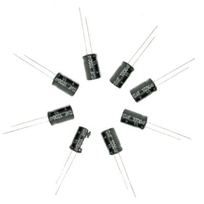 China original 10V/1000UF 8*12mm 25V/10000UF 18*35mm Aluminum electrolytic capacitor for sale