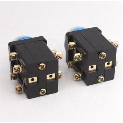 China sreset switch start up button switch LA18-22 power button switch control button 2 on 2 off 220V for sale