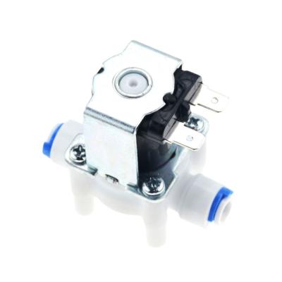 China 1/4  Normally closed Electric Solenoid Valve Magnetic DC12V 24V AC220V Water Air Inlet Flow Switch Washing Machine Dispenser for sale
