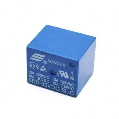 China Hot selling Power Relays PCB Type SRD-05VDC-SL-C 5V 10A 250VAC DIP 5PIN T73 Power Relay for sale