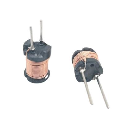 China Through-hole Power 1H Inductor 100uH 10uH 22uH 1.3A Through-hole Drum Core Power Inductor for sale
