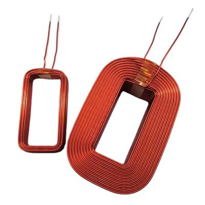 China bobina de cable de cobre magnético personalizado bobina de aire RF para cargador de banco de energía en venta