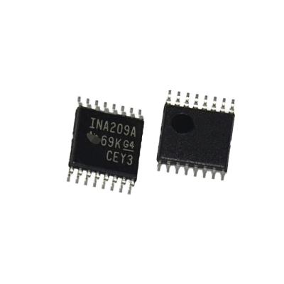 China Integrated Circuit INA209A High Side Measurement and Bi Directional Current Power Monitor IC INA209AIPWR for sale