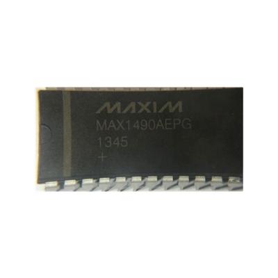 China IC and RS-422/RS-485 Interface IC Complete Isolated RS-485/RS-422 DROHS MAX1490AEPG IC TRANSCEIVER FULL 1/1 24DIP for sale