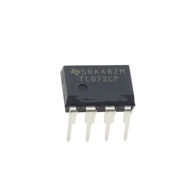 China TL072CP TL072 Dip-8 Mcu Dual Operational Amplifier Direct Insert Chip for sale