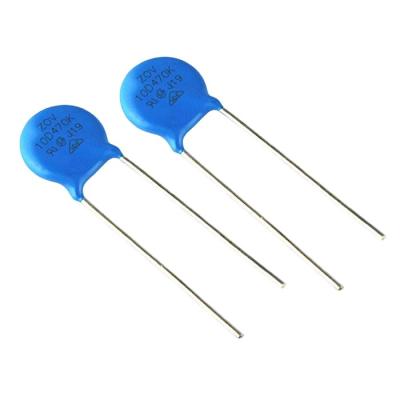 China Metal Voltage Dependent Resistor Zov Varistor Resistor 10D471k for sale