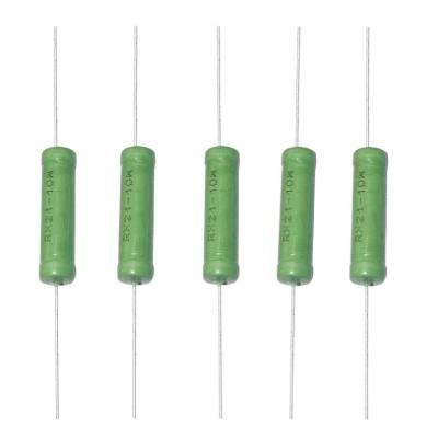 China RX21 5Watt 6Watt Wirewound Wire Wound Fixed Resistor 5W 6W 10W 0.1Ohm 0.22Ohm 0.33Ohm 0.5Ohm for sale