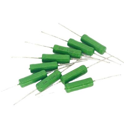 China Green RX21 Wirewound Axial 1W Wire Wound Fuse Resistor 1/2 Watt 2W 3W 5W 6w 10w 10 100 20 47 Ohm for sale