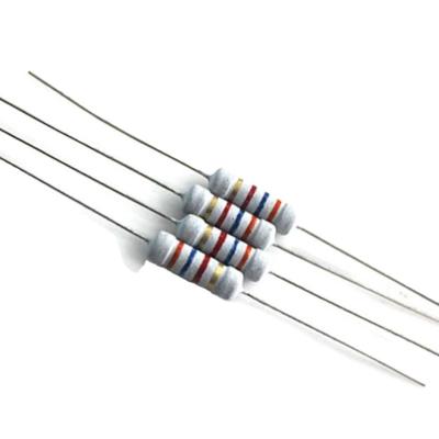 China High Quality Carbon Film Resistor 1.2K 470K 190K 1W 2W 1/6W 5% Cheap Four Color Ring Resistor for sale