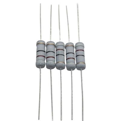 China Resistor 1/4W 5W CF 5% Metallized Film Resistor B103 Package Type Carbon Film Resistors for sale