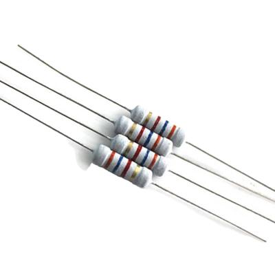 China Wirewound Resistors Carbon 4.7K 300K 1W 2W 5.1 Ohm Carbon Film Type Of Fixed Resistor for sale