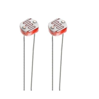 China GL5549 Cds LDR Metal Case Photo Resistor 5549 Cadmium Sulfide Light Sensor Sensitive Resistor For Flame Detector for sale