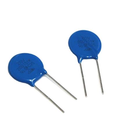 China Good quality Cheap Price 20MM 20D151K ZOV Zinc Oxide Varistor Protective Device Electronic devices for sale