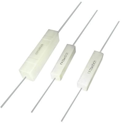China Resistores de enrolamento por fio, resistores cerâmicos de cimento 1W 2W 3W 5W 7W 10W 15W 20W 30W 50W 100W à venda