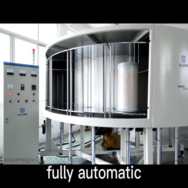 Making heavy duty filter PLTK-16 Full-auto 16-Station HDAF Turntable Curing Production Line