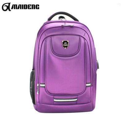 China Large Capacity Cool Laptop Backpack , High School Book Bags Pink Color for sale
