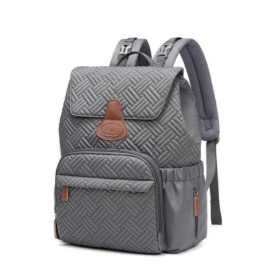 China Polyester 600D Multifunctional Diaper Bag Backpack 1.12kg 10*30*13cm for sale