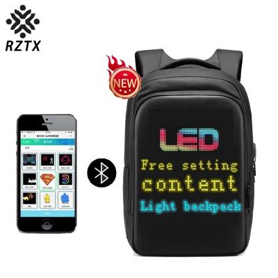 China Advertisement Propaganda Smart LED Backpack 24 Litre LED Light Bag 3lb for sale