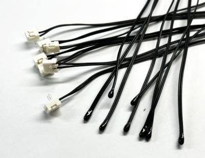 China Mini Epoxy Precision NTC Thermistor With PVC Twin Insulated Leads for sale