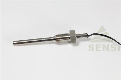 China Sensor de temperatura roscado tornillo de acero para la medida líquida detectada en venta