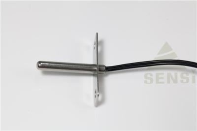 China NTC Temperature Sensor With Rectangle Flange For Kitchen Refrigeration Equipment for sale