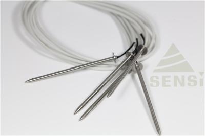 China Long Sharped Bullet Temperature Probe for Liquid Immersion Light Weight for sale