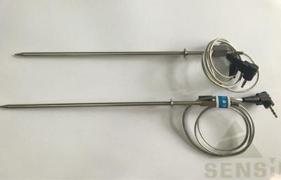 China Sharped Stainess Steel Temperature Probe For Temp. Measurement Or Liquid Detection for sale