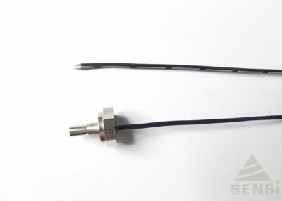 China Threaded Nickel Plated Brass Tube Temperature Sensor 50Kohm 3950 RoHS Compliant for sale