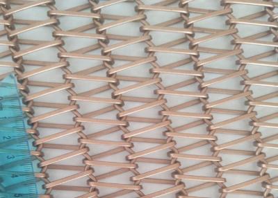 Chine Rideau architectural en maille de bande de conveyeur d'armure de Sprial pour la décoration de bâtiments à vendre