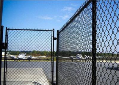 China Commercial PVC Coated Chain Link Fence Fabric For School Sports Fence for sale