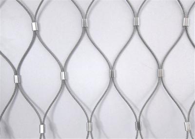 China Flexible X-Tend Ferruled Stainless Steel Rope Mesh Netting For Balcony Balustrade for sale