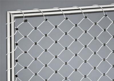 China Durable Stainless Steel Wire Rope Mesh Net , 1.2mm To 3.2mm X Tend Cable Mesh for sale