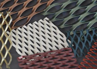 China Malla de alambre tejida revestimiento ampliada aluminio decorativo de la fachada de la malla metálica en venta