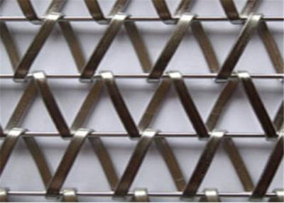 China Architectural Decorative Metal Mesh Screen Stainless Steel No Fading For Hotel for sale