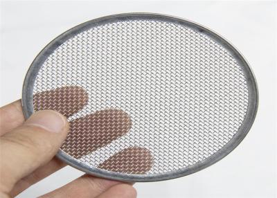 Chine 20 25 30 45 OIN de disque de filtre d'acier inoxydable de 50 microns avec la jante à vendre