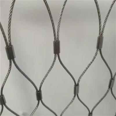 China 304/316 de 2.0mm Dia Stainless Steel Wire Rope Mesh Hand Woven à venda