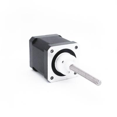 China Nema 17 42mm Linear Stepper Motor 4 Lead Wire 12V 1.7A for sale