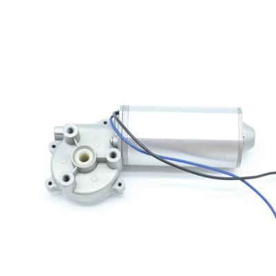 China Low Noise 24V DC Worm Gear Motor With Gearbox 1:21 428Rpm 1.5A for sale