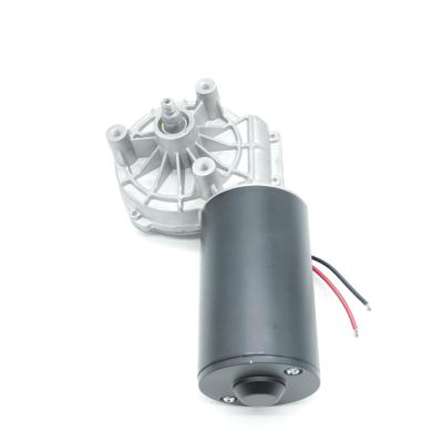 China 92WG63105-XXX-80K 1:80 Reduction Ratio Dc Worm Gear Motor 24v 68rpm for sale